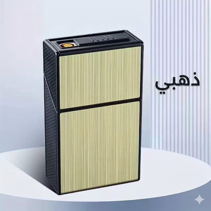 Rechargeable Lighter And Cigarette Case -