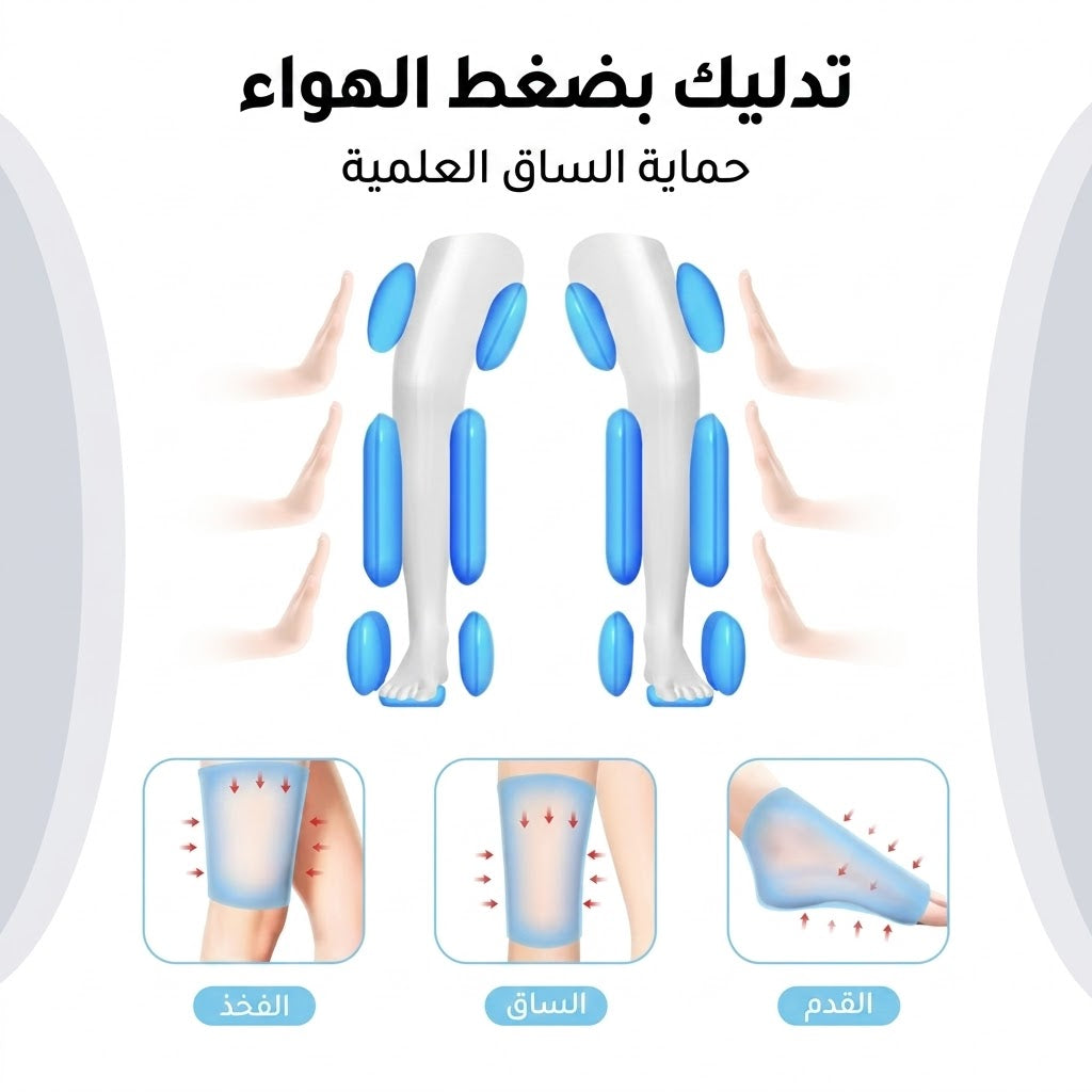 مساج الساق بموجات الهواء,راحة شاملة، إعادة تشكيل حيوية الساق