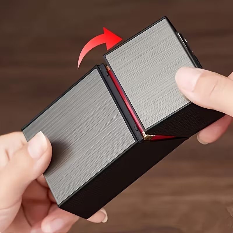Rechargeable Lighter And Cigarette Case -