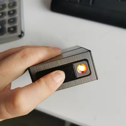 Rechargeable Lighter And Cigarette Case -
